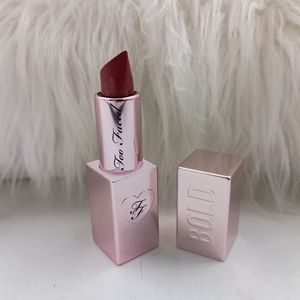Too Faced LADY BOLD Lipstick. Shade: Trailblazer